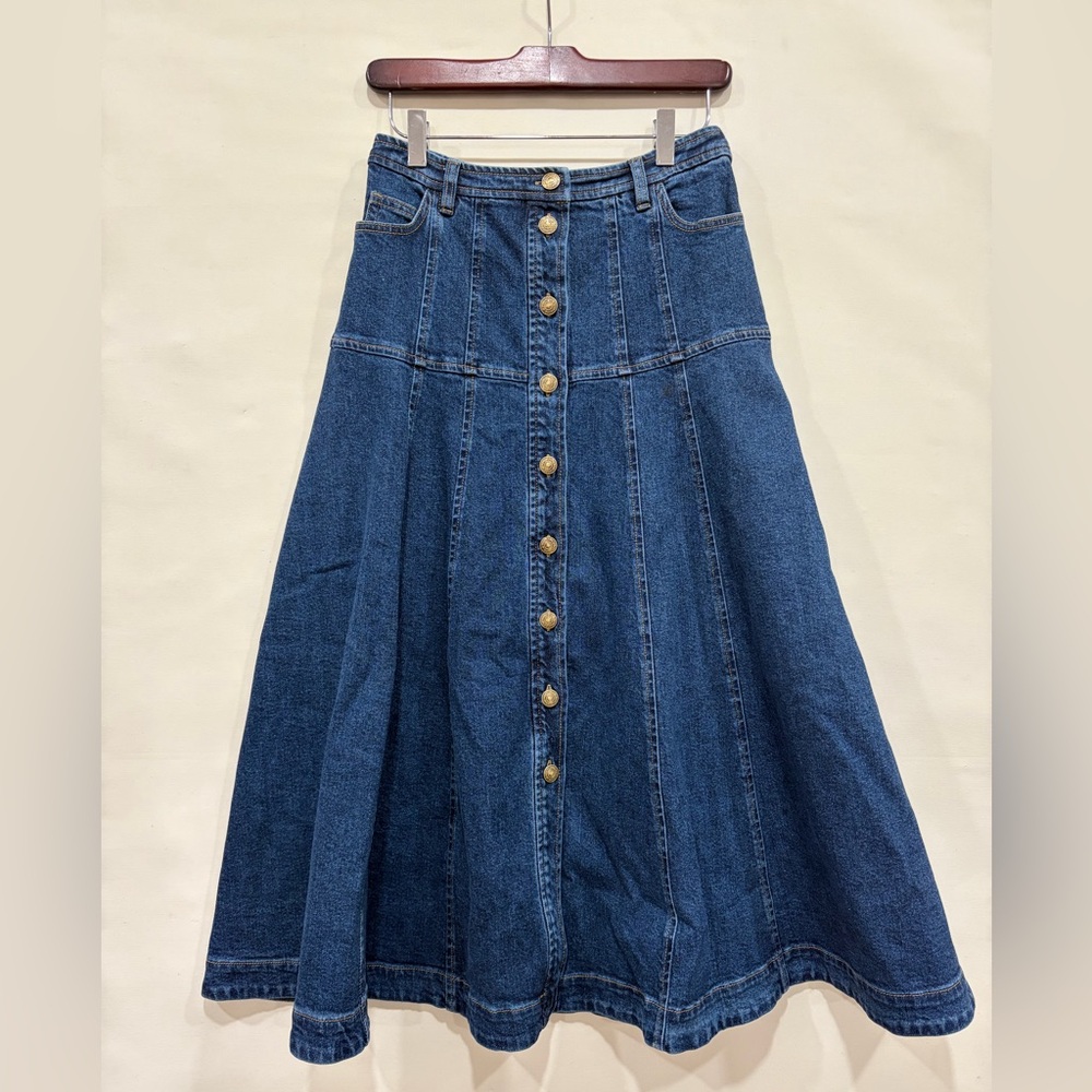 Cinq à Sept NWT Denim Midi Skirt - size 00